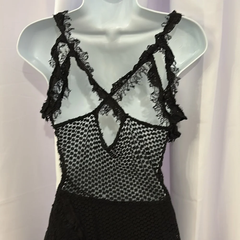 Opening Ceremony Black Lace Dress s - Picture 5 of 8